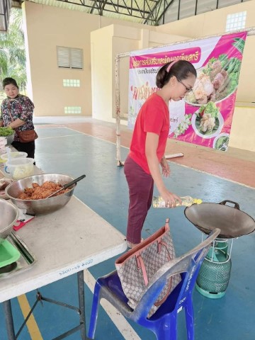 โครงการส่งเสริมและพัฒนาสตรี ประจำปีงบประมาณ 2565 “การทำขนมไทย”